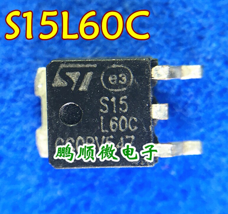 20pcs    TO-252, STPS15L60C S15L60C 60V 15A